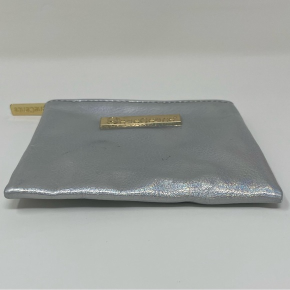 Vintage Y2K Senegence Holographic Silver & Gold Coin Zipper Mini Purse - Picture 4 of 12